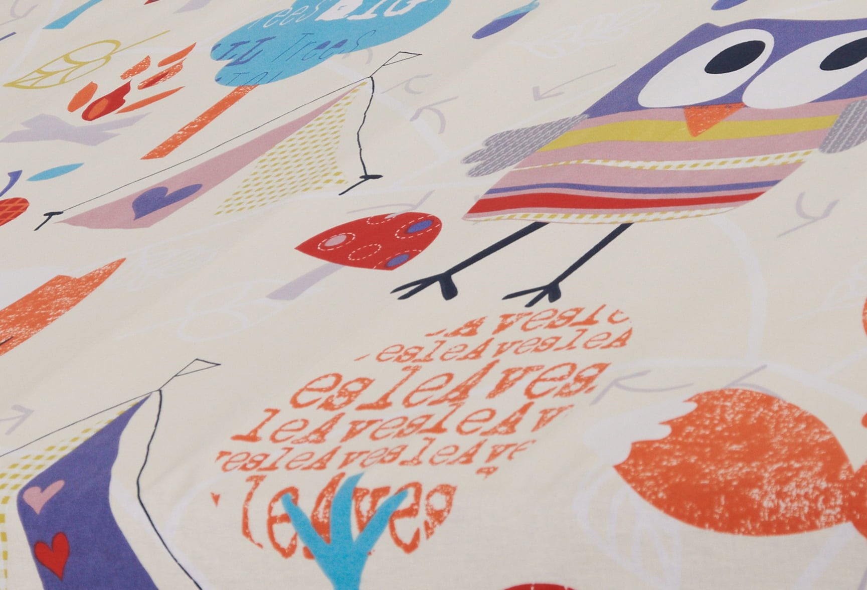 Saltea cu spumă poliuretanică Somnart Ortopedică 60x120, înălțime 10 cm, pentru bebeluși și copii, husă impermeabilă, fermitate medie, model bufniță - imagine 3