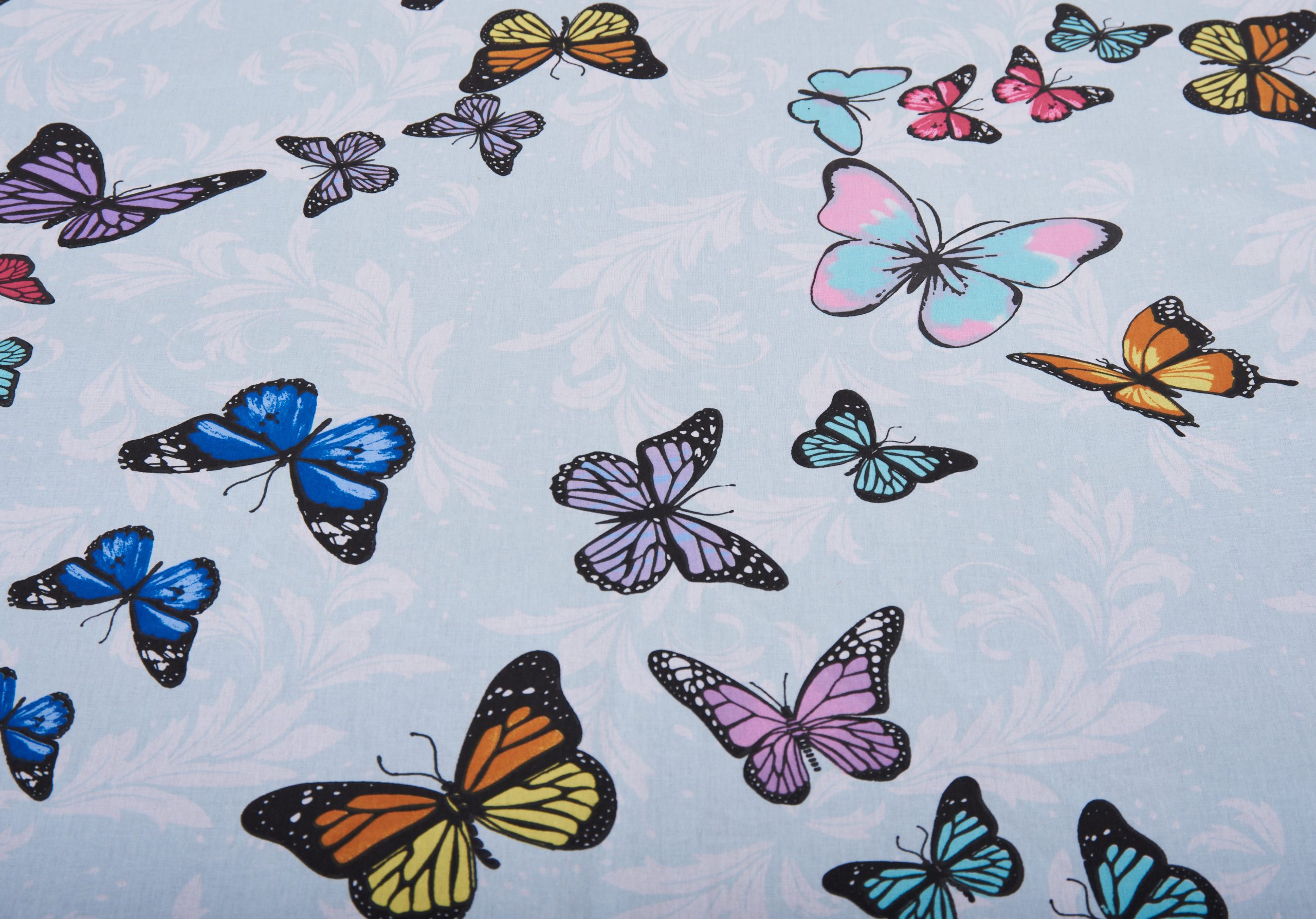 Saltea cu memorie Somnart Memory 70x140, înălțime 10 cm, pentru bebeluși și copii, husă impermeabilă, fermitate medie, model fluturi - imagine 3