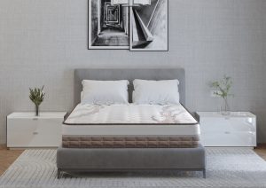 Saltea cu arcuri Caramel Dream Pocket Multilayer, 140x200, inaltime 20 cm, fermitate medie