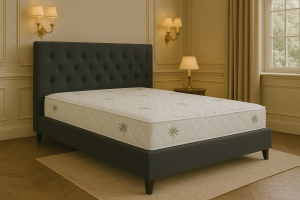 Saltea cu memorie Somnart Aloe Vera 140x200, înălțime 20 cm, husă cu Aloe Vera, fermitate medie