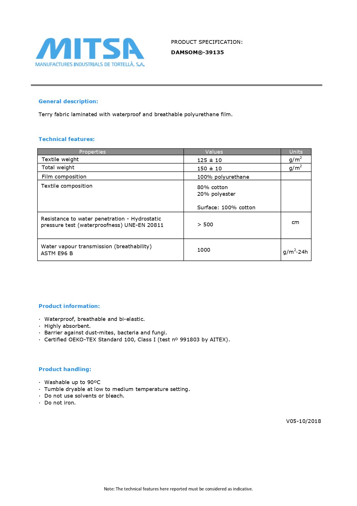 Husa impermeabila saltea 200x200, Somnart, bumbac impermeabila - imagine 4