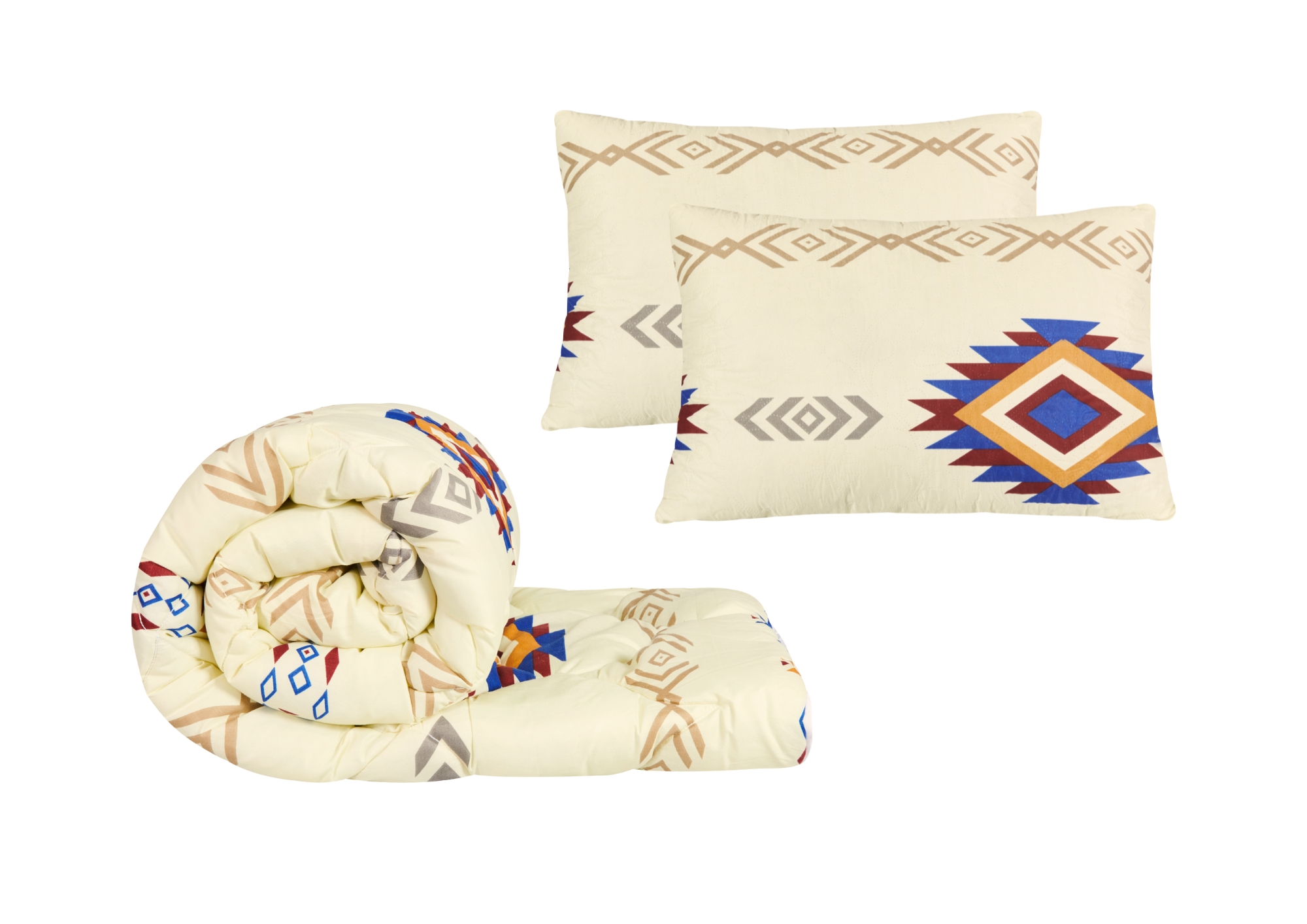 Set pilota Favorit, matlasata ata, fill 250gsm 180x200 + 2 perne Luxury Favorit, nematlasate 50x70 - imagine 3