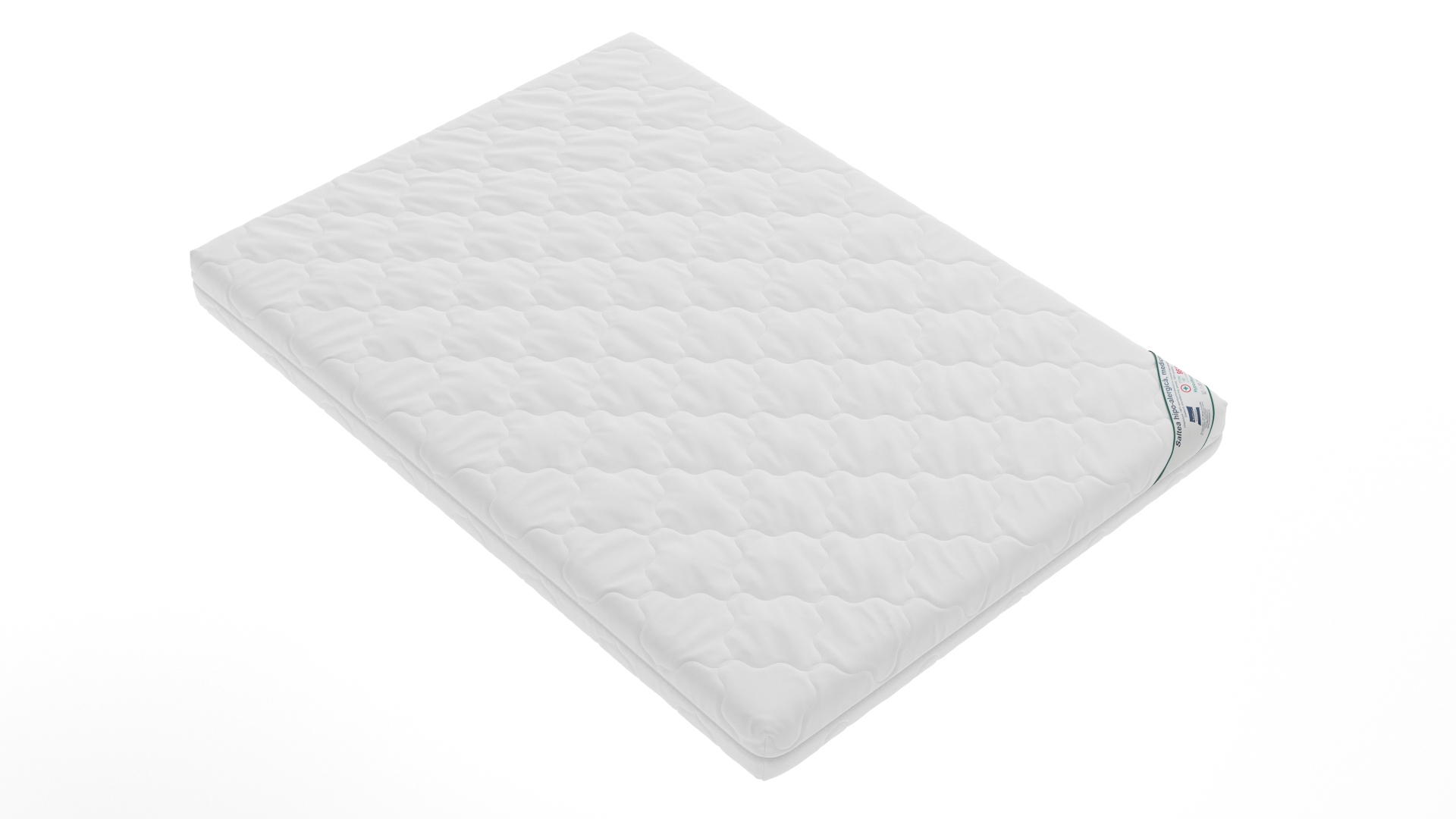 Saltea cu spumă poliuretanică Somnart HypoallergenicMed Bumbac 160x200, înălțime 16 cm, hipoalergenică, husă cu fermoar, rulată, fermitate medie - imagine 7