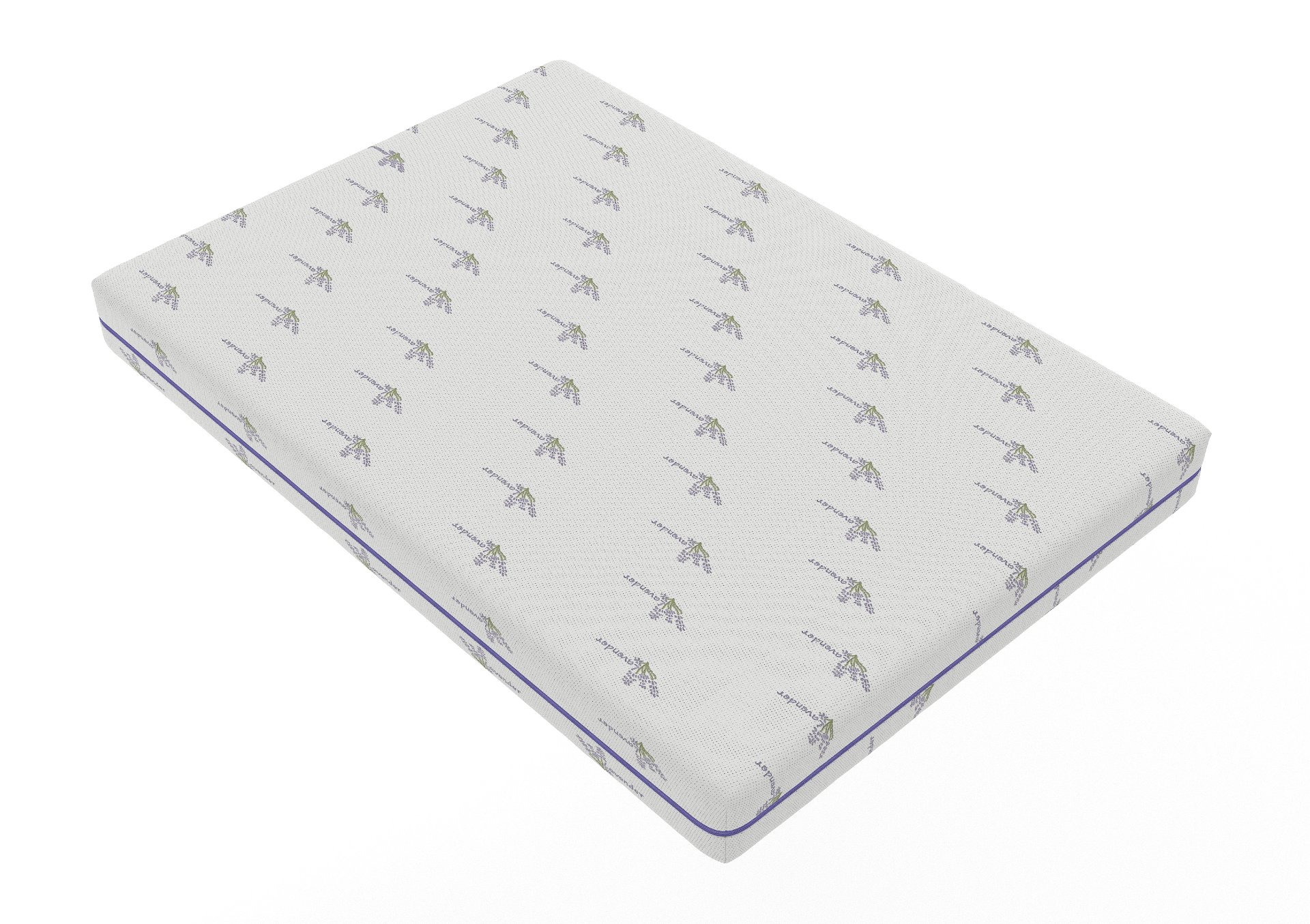 Saltea cu memorie Somnexpert Lavanda 140x200, înălțime 16 cm, ortopedică, husă tratată cu lavandă, lavabilă, cu fermoar, rulată, fermitate medie - imagine 5