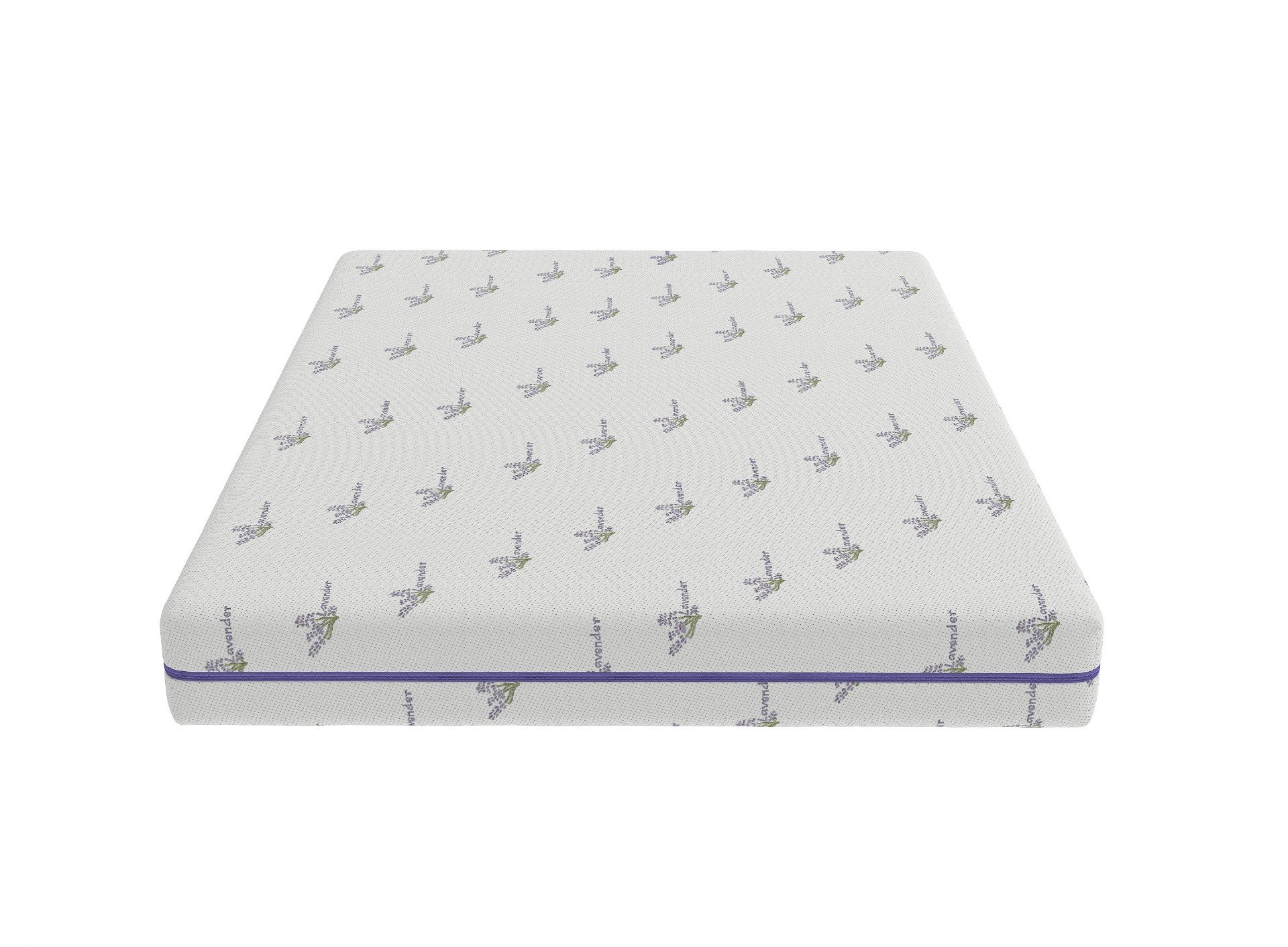 Saltea cu memorie Somnexpert Lavanda 140x200, înălțime 16 cm, ortopedică, husă tratată cu lavandă, lavabilă, cu fermoar, rulată, fermitate medie - imagine 7