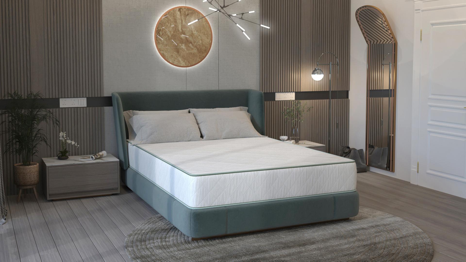 Saltea cu arcuri SomnART LETTO Plus 80x200, înălțime 24 cm, ortopedică, husă matlasată, duritate tare - imagine 11