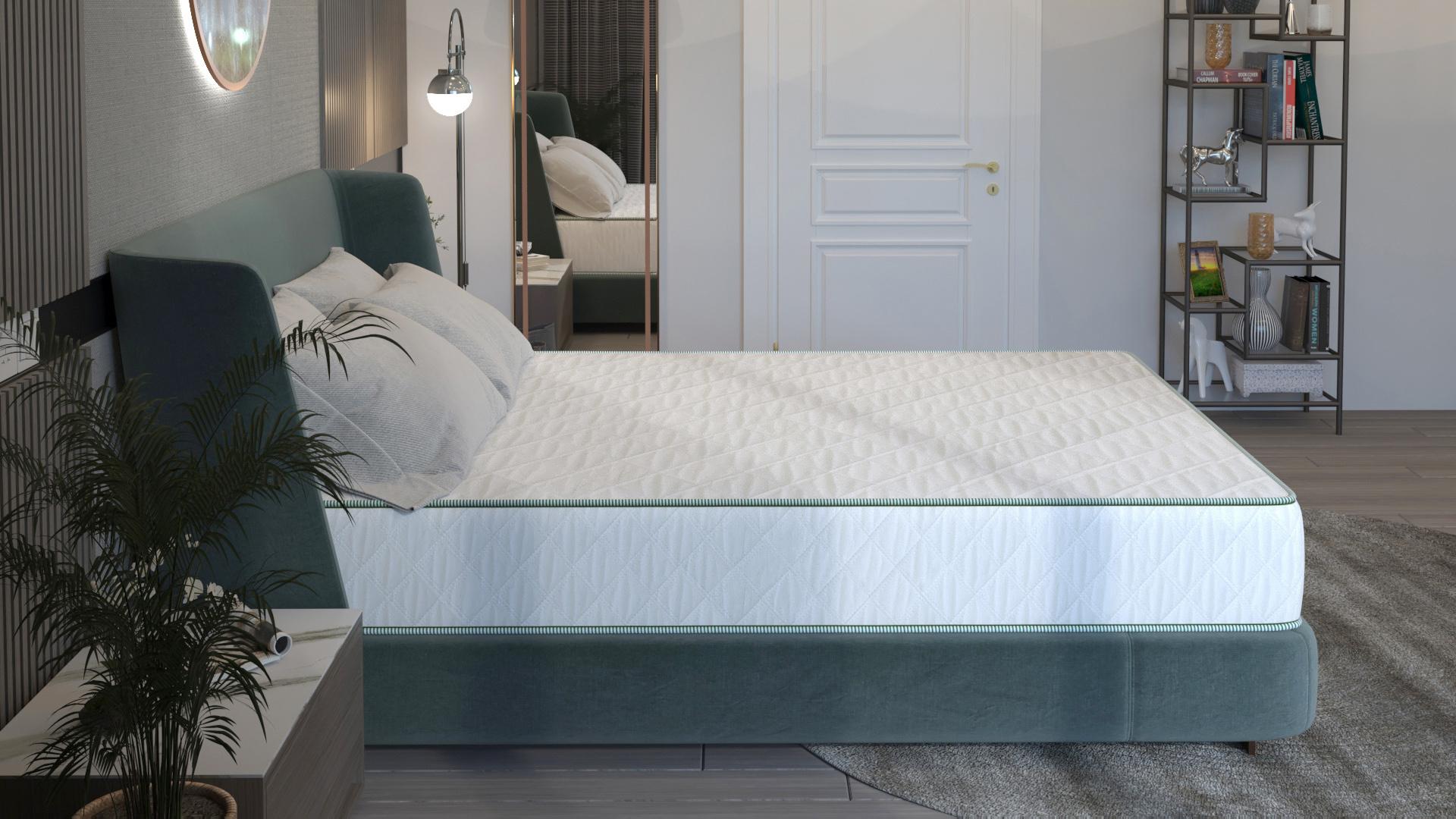 Saltea cu arcuri SomnART LETTO Plus 80x200, înălțime 24 cm, ortopedică, husă matlasată, duritate tare - imagine 12