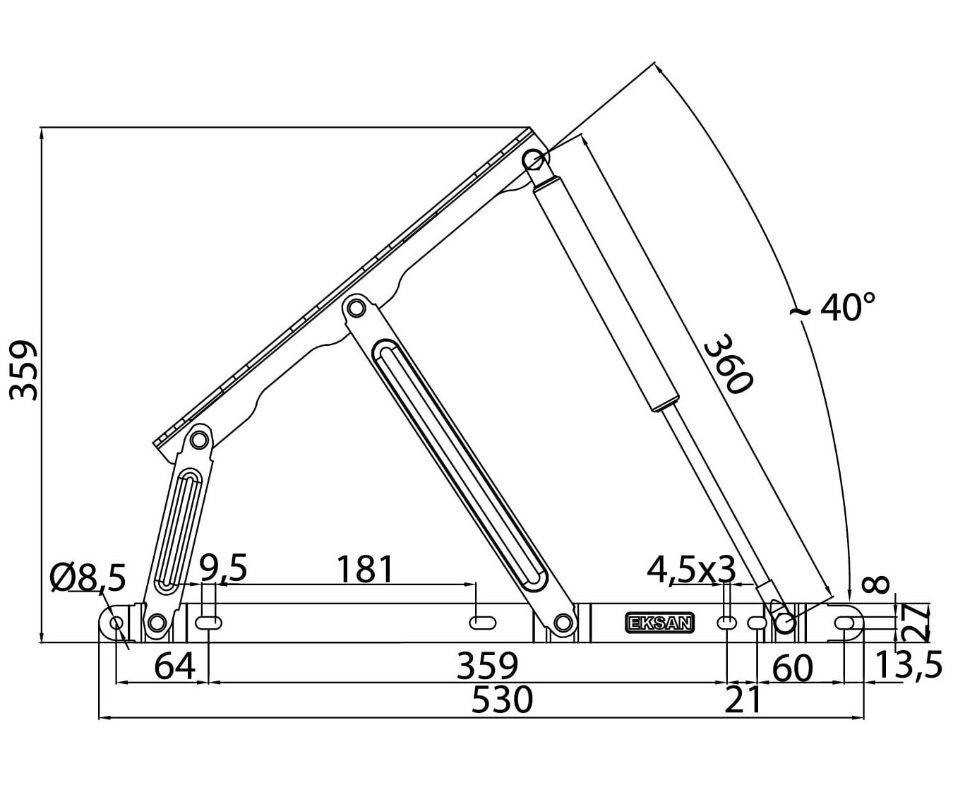 Sistem pneumatic rabatare somiera putere pentru saltele mai mari de 160x200 - imagine 4