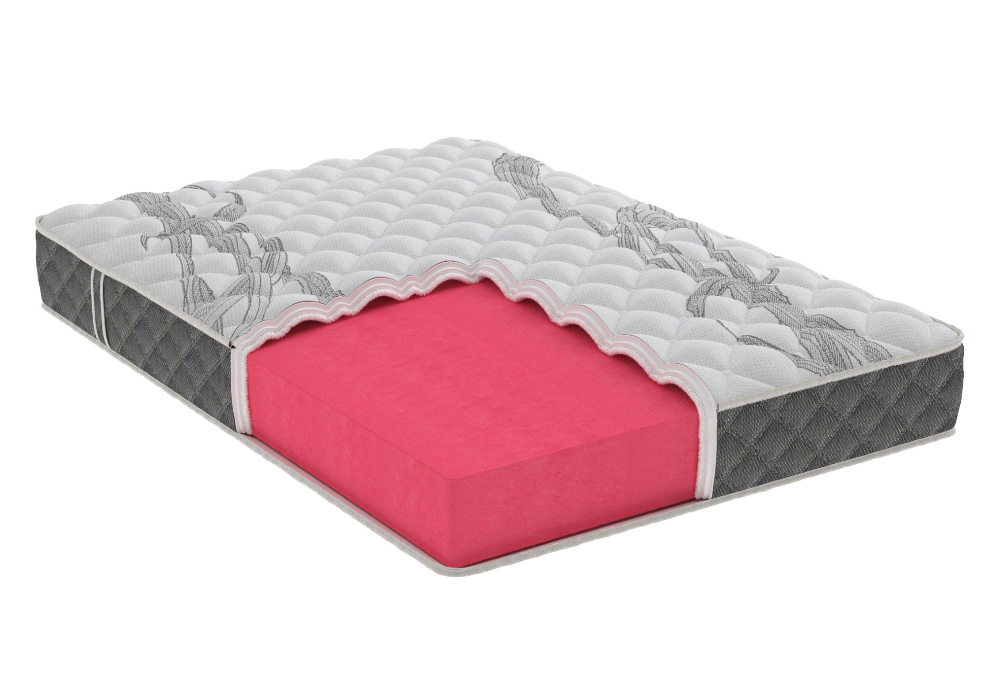 Saltea Somnart Memory Dream 140x200, înălțime 24 cm, cu mânere, fermitate mediu-tare - imagine 2