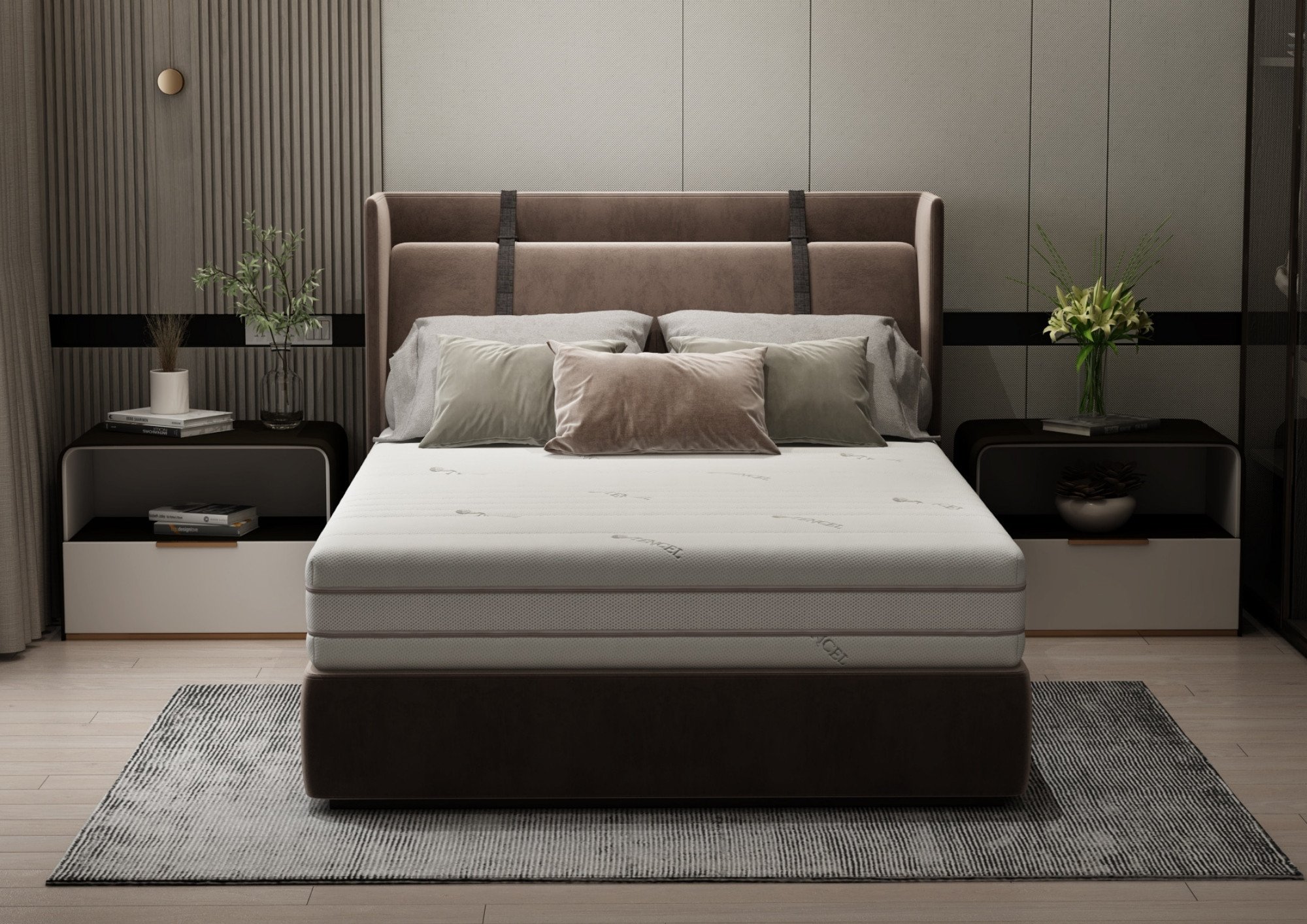 Saltea cu memorie Somnart Memory Tencel 180x200, înălțime 26 cm, 7 zone, aerisiere 3D AirMesh, husa detasabila si lavabila, fermiate medie - imagine 4