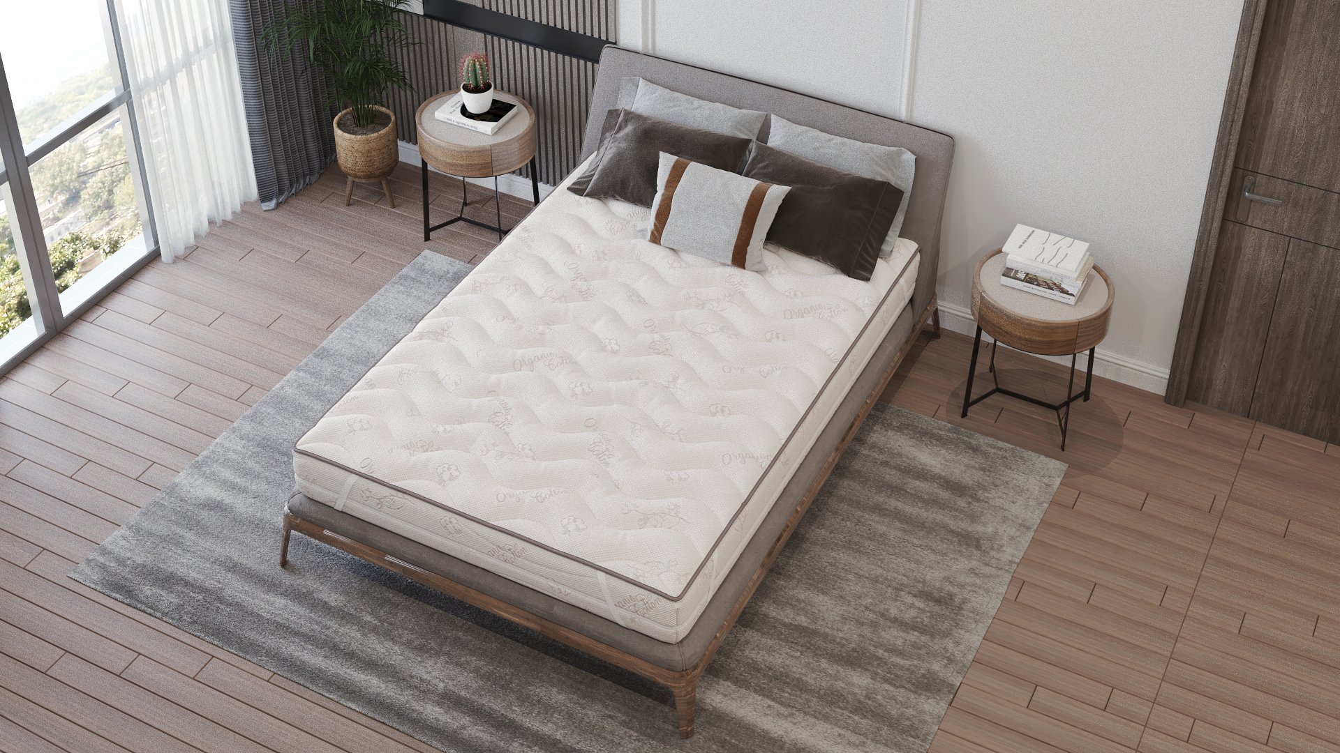 TopProtect Somnart Organic Cotton pentru saltea, tricot, 140x200 cm - imagine 4