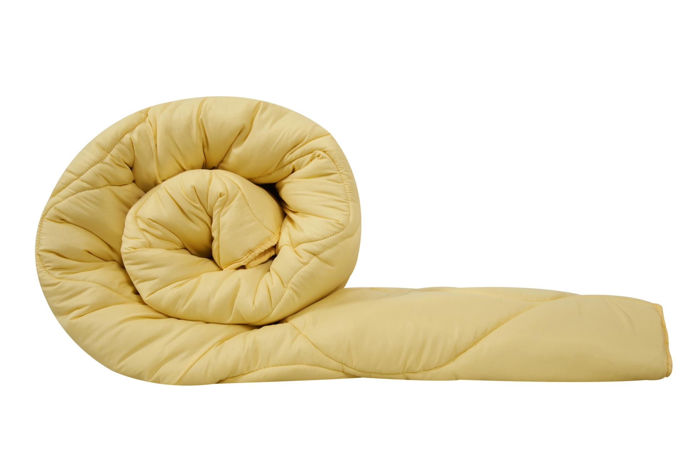 Pilota microfibra SomnART Coral Galbena, Fill 300 g/mp, 180x200 cm - imagine 2