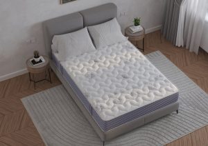 Saltea cu memorie si arcuri Passiflora Pocket Multilayer, 160x200, inaltime 28 cm, fermitate medie