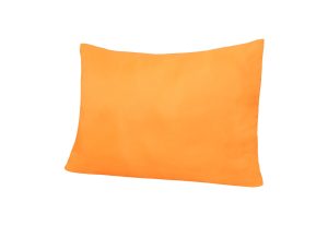 Perna 50x70 Somnart Belina, microfibra, lavabila la masina, vidata, Portocaliu