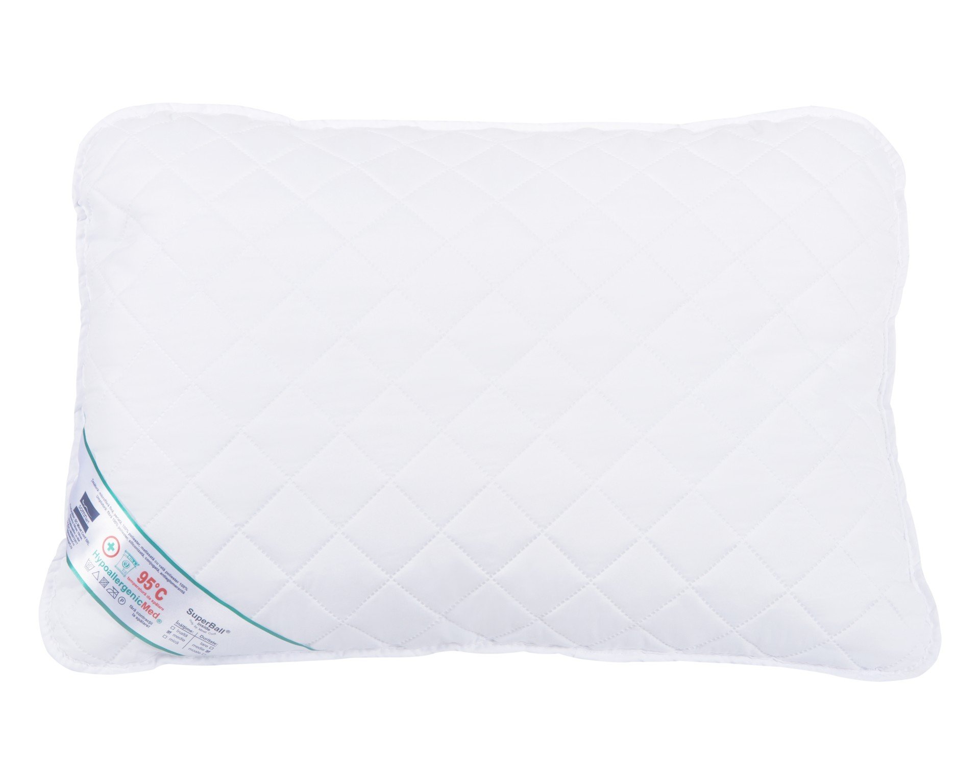 Perna Somnart HypoallergenicMed, lavabila la 95°C - 50 x 70 cm - imagine 3