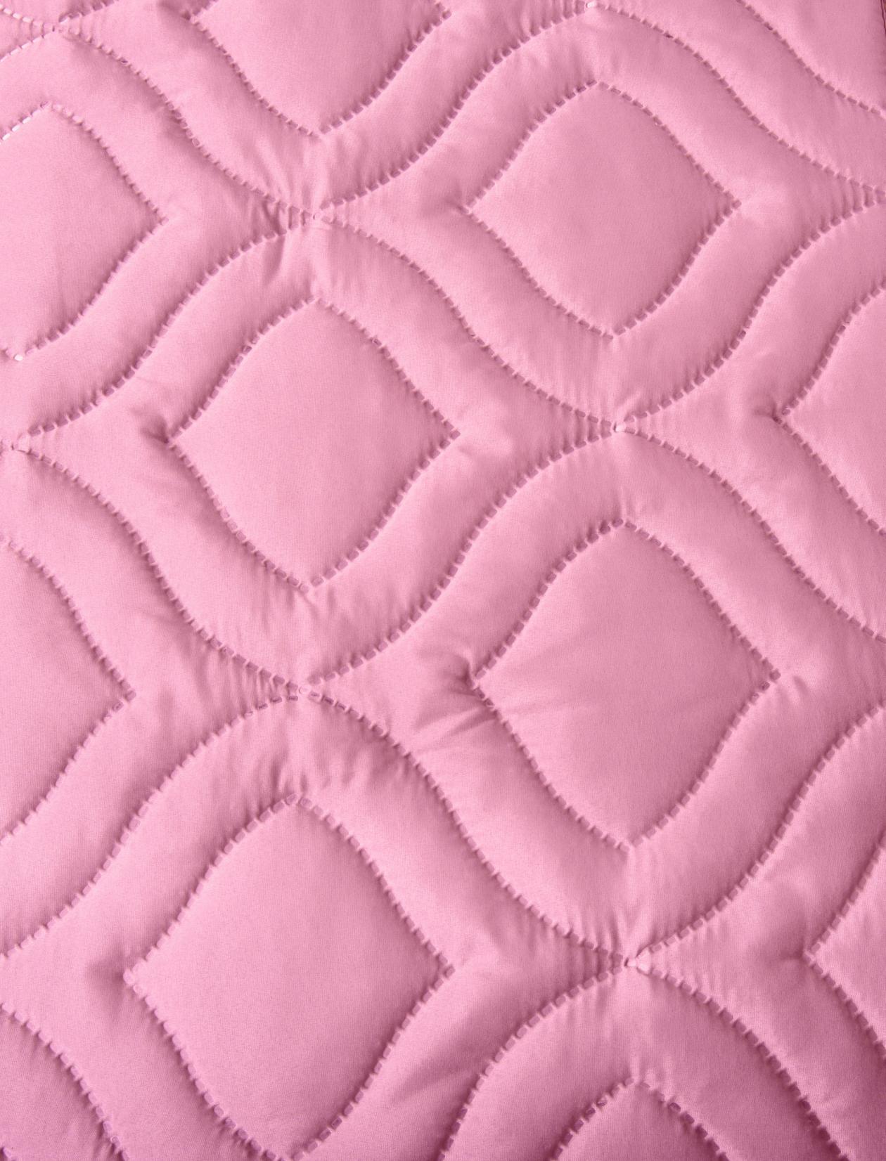 Pilota de vară 180x200 Somnart Belina, microfibra, lavabila la masina, vidata, Mauve Orchid - imagine 3