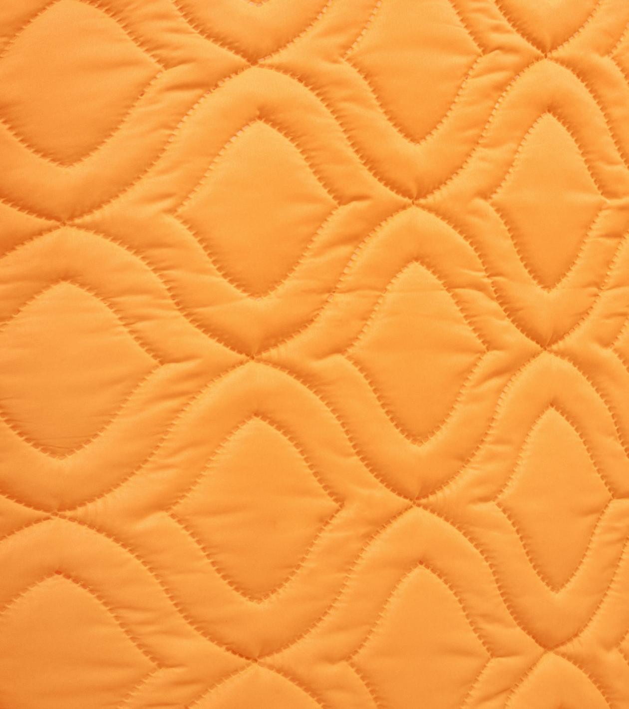 Pilota de vară 180x200 Somnart Belina, microfibra, lavabila la masina, vidata, Portocaliu - imagine 3