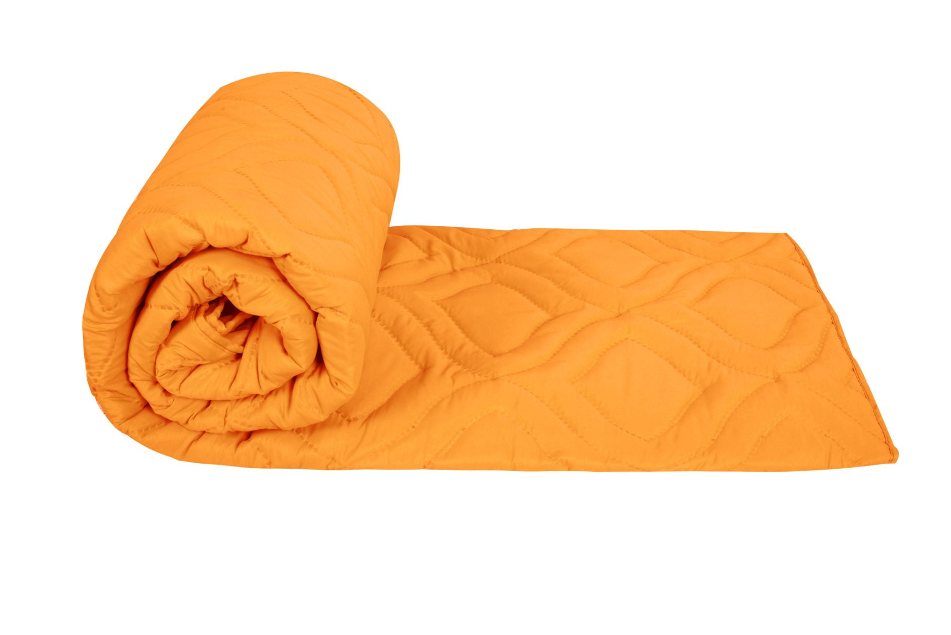 Pilota de vară 180x200 Somnart Belina, microfibra, lavabila la masina, vidata, Portocaliu - imagine 2