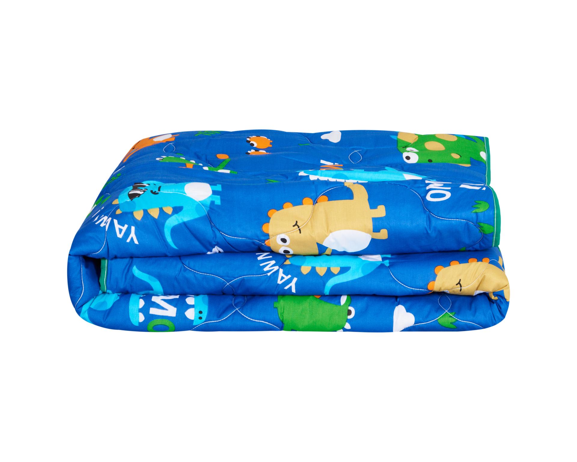 Pilota bumbac Somnart Dinozauri, 180x200cm, umplutura 300 gsm - imagine 2