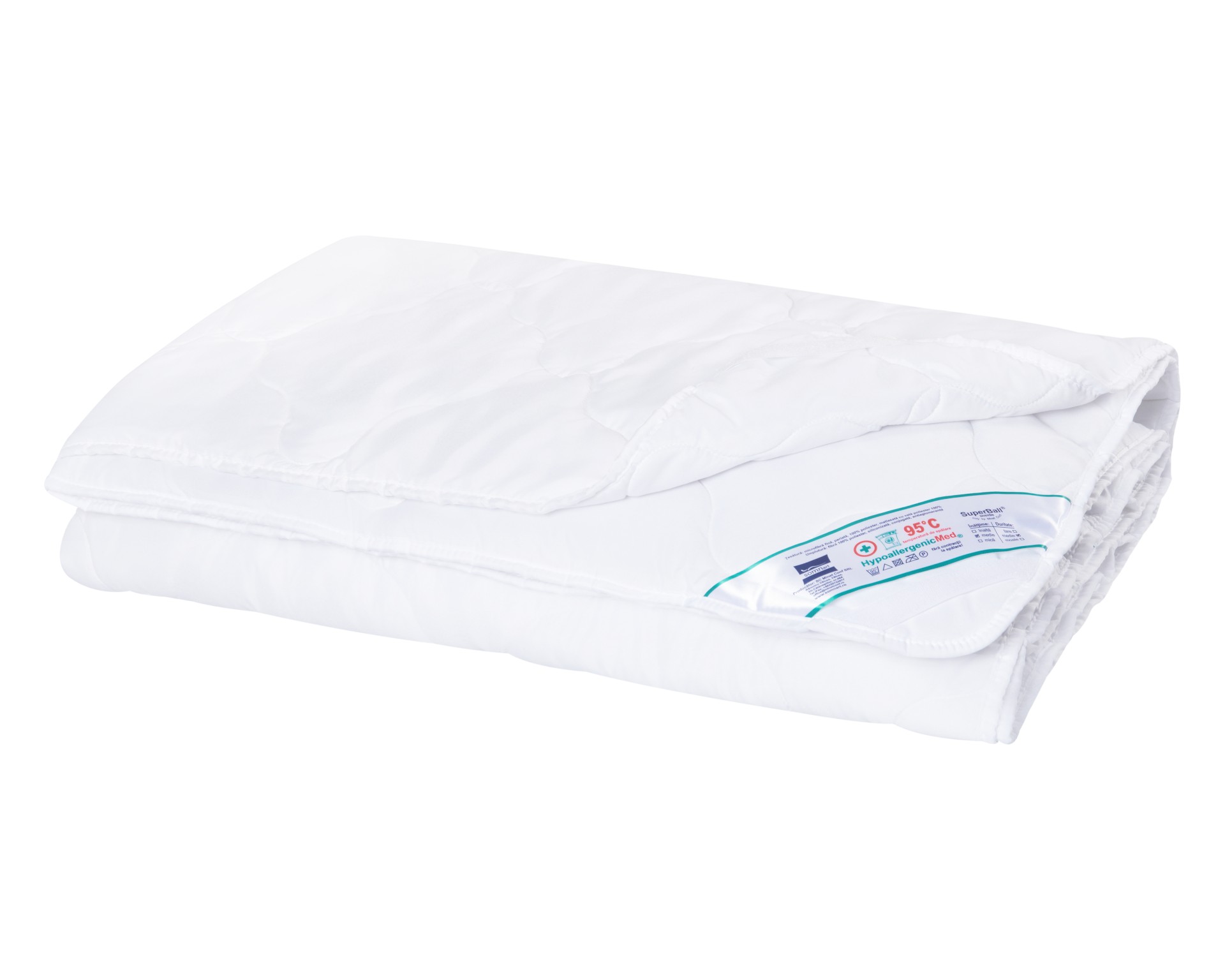 Pilota Somnart HypoAllergenicMed, microfibra 200g, 140 x 200 cm, lavabila la 95°C, pentru vara - imagine 16