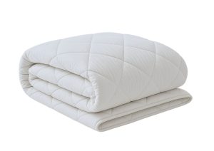 Pilota microfibra alba Pur Confort 180x200, 350gsm, primavara-toamna