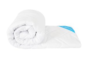 Pilota antiacarieni si antifungi, Somnomed, microfibra alba, 180x200, umplutura de vara, 120 gsm