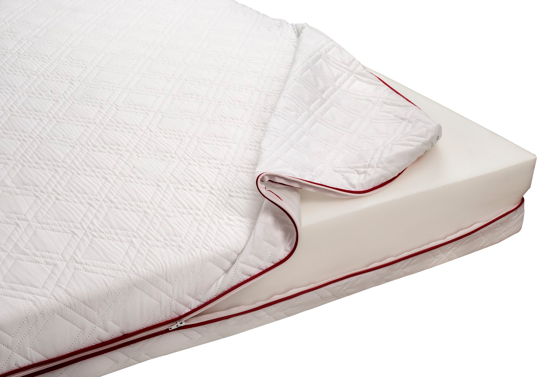 Saltea cu memorie Somnart Avantaj Memory 60x120, înălțime 10 cm, ortopedică, pentru bebeluși și copii, husă detașabilă, fermitate medie - imagine 2