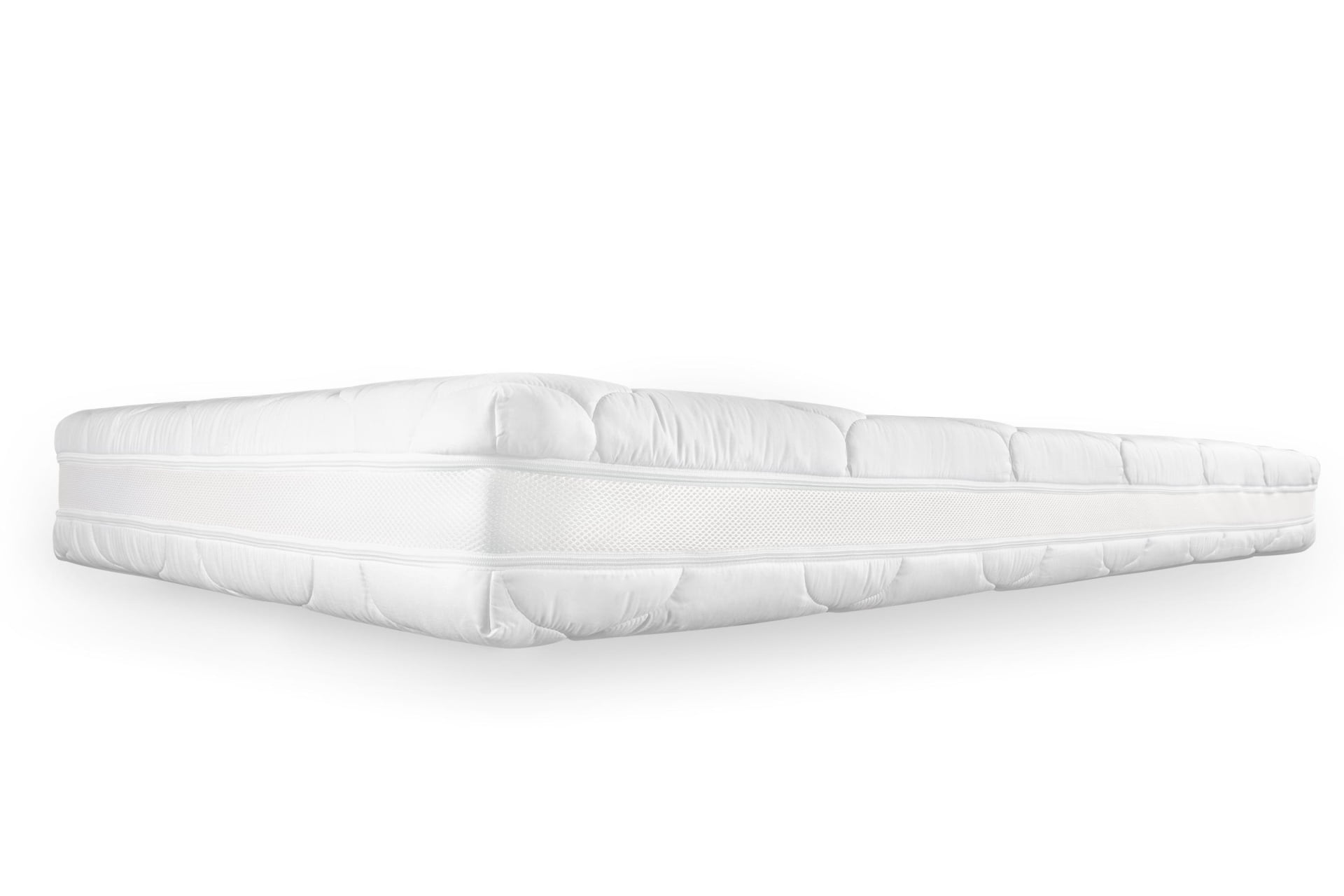 Saltea cu spuma poliuretanica Somnart Air-flow 180x200, inaltime 16 cm, super-ventilata, husa 3D Bumbac Natur lavabila, detasabila, hipoalergenica, rulata, fermitate medie - imagine 2