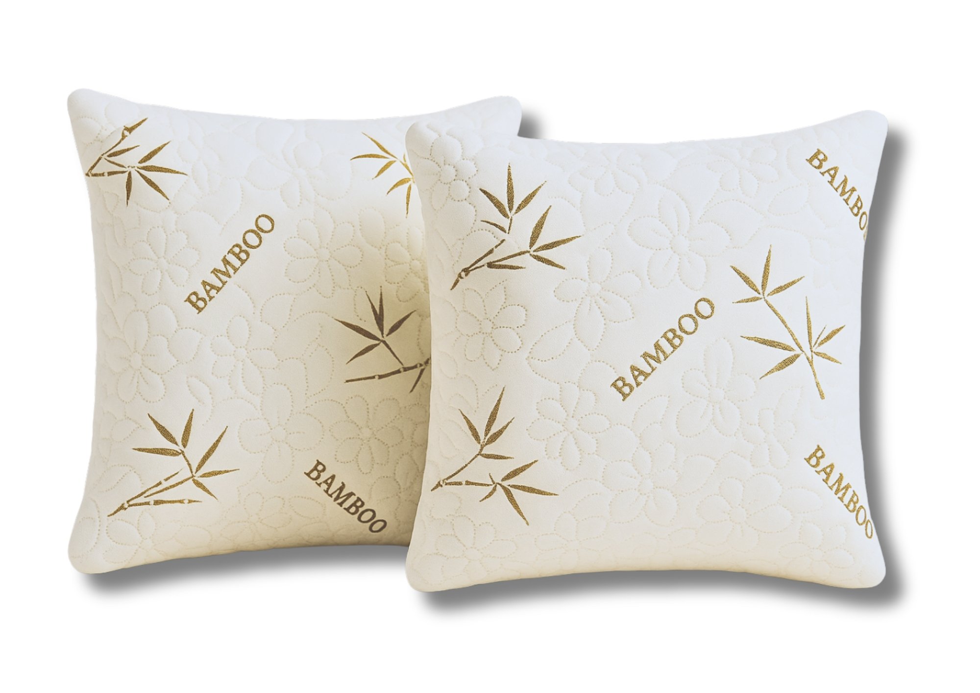 Set 2 Perne matlasate Belina Bambus 60x60 cm, ed.limitata