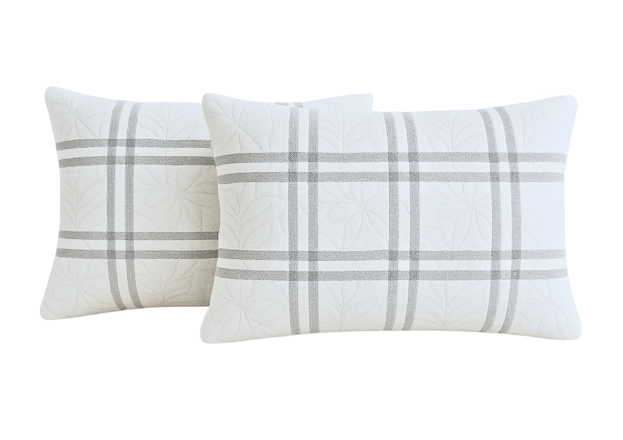 Set 2 Perne matlasate Belina Grid 50x70 cm, ed.limitata