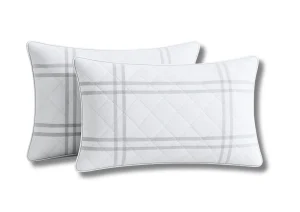 Set 2 Perne Somnart matlasate Grid Confort 50x70 cm