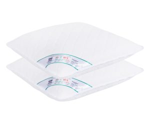 Set 2 Perne Medicinale Hipoalergenice Somnart 70x70cm, HypoallergenicMed, matlasate, lavabile la 95 de grade, fermitate medie spre tare