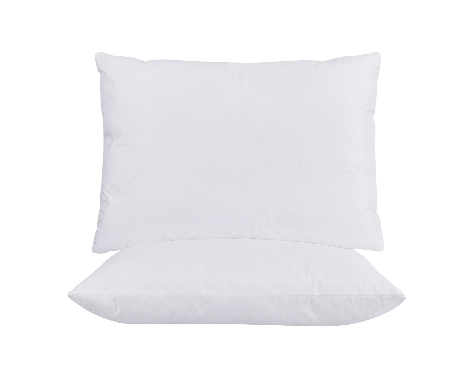 Set 2 Perne 50x70 Somnart Belina, microfibra, lavabile la masina, vidat, alb - imagine 4