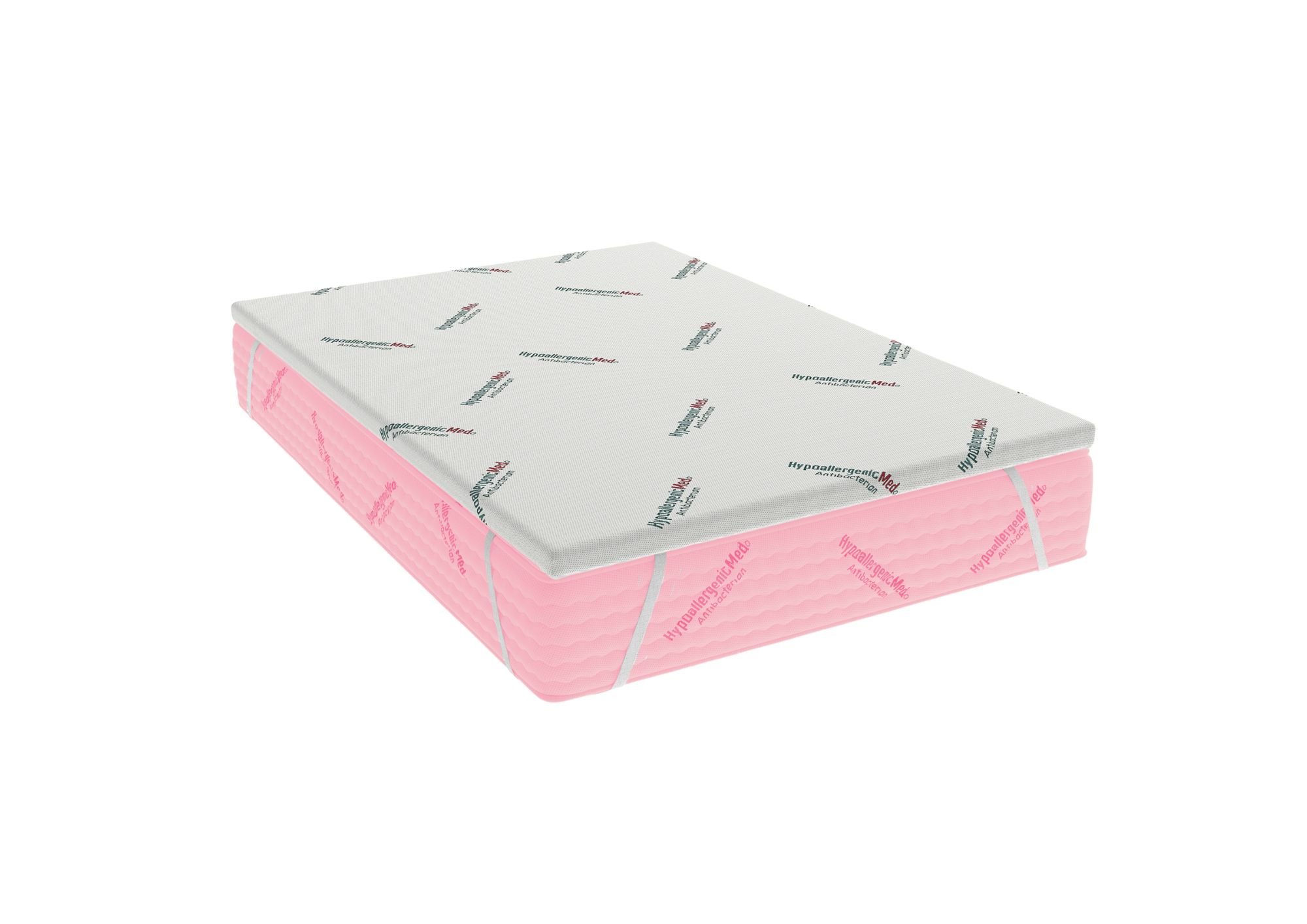 Topper Aloe Vera 140x200x5 cm, cu elastic, husa detasabila si lavabila, fermitate medie - imagine 2