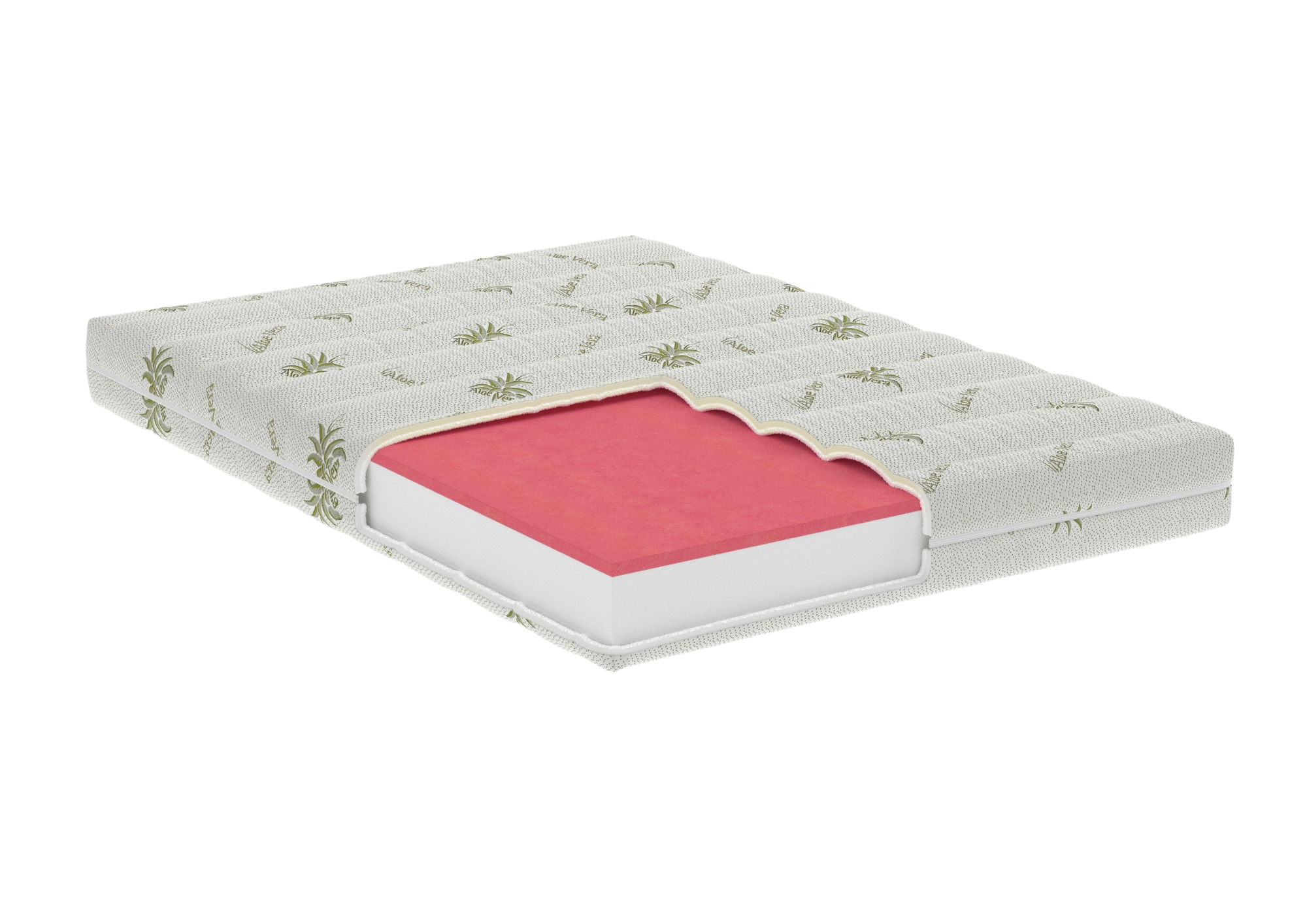 Saltea cu memorie Somnart XXL Memory Plus 180x200, înălțime 25 cm, pentru persoane supraponderale, husă Aloe Vera detașabilă, rulată, fermitate mare - imagine 2