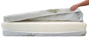 Husa saltea 160x200x14, Aloe Vera, matlasata, lavabila, detasabila, cu fermoar 4 laturi