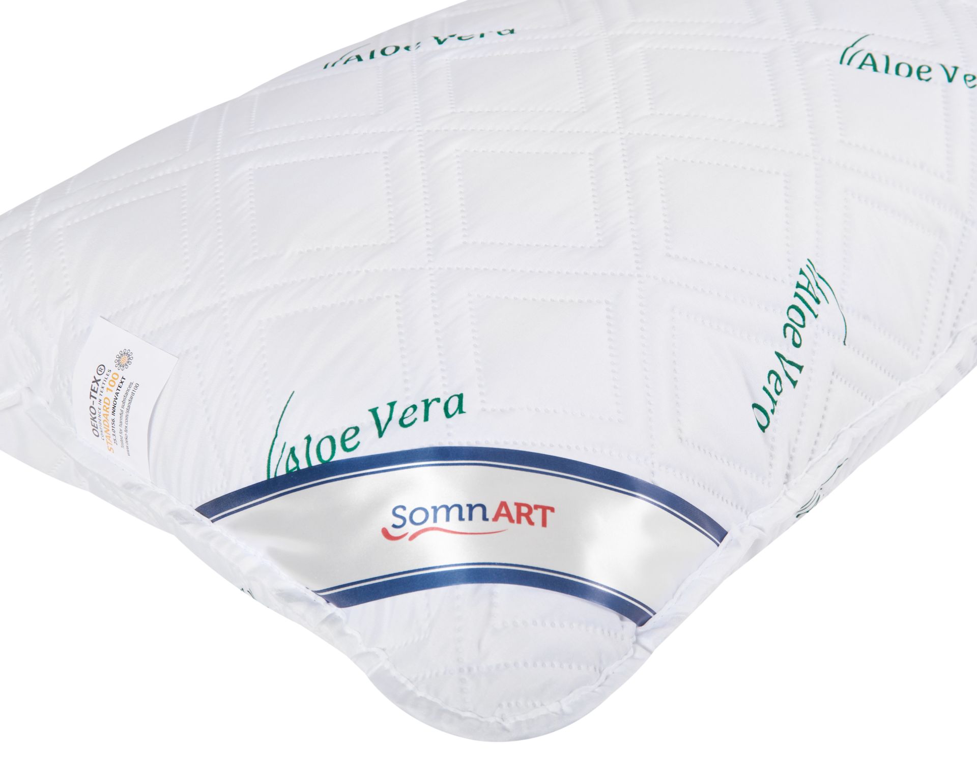 Perna Somnart matlasata Aloe Vera 70x70 cm - imagine 2