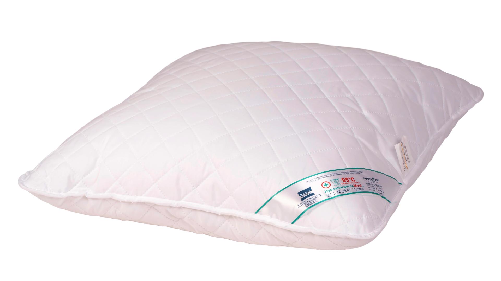 Perna Somnart HypoallergenicMed, lavabila la 95°C, 70 x 70 cm - imagine 5
