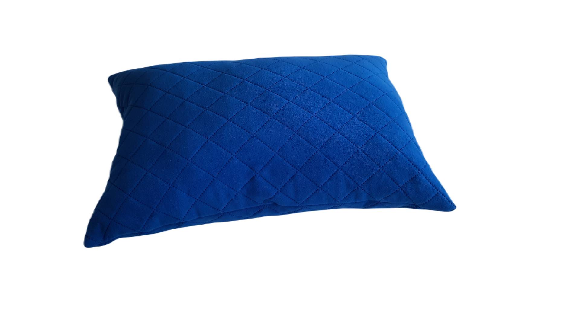 Perna 50x70 matlasata micropolar moale si pufos PolarTech tip Cocolino, culoare Palace Blue, Somnart, vidata - imagine 2