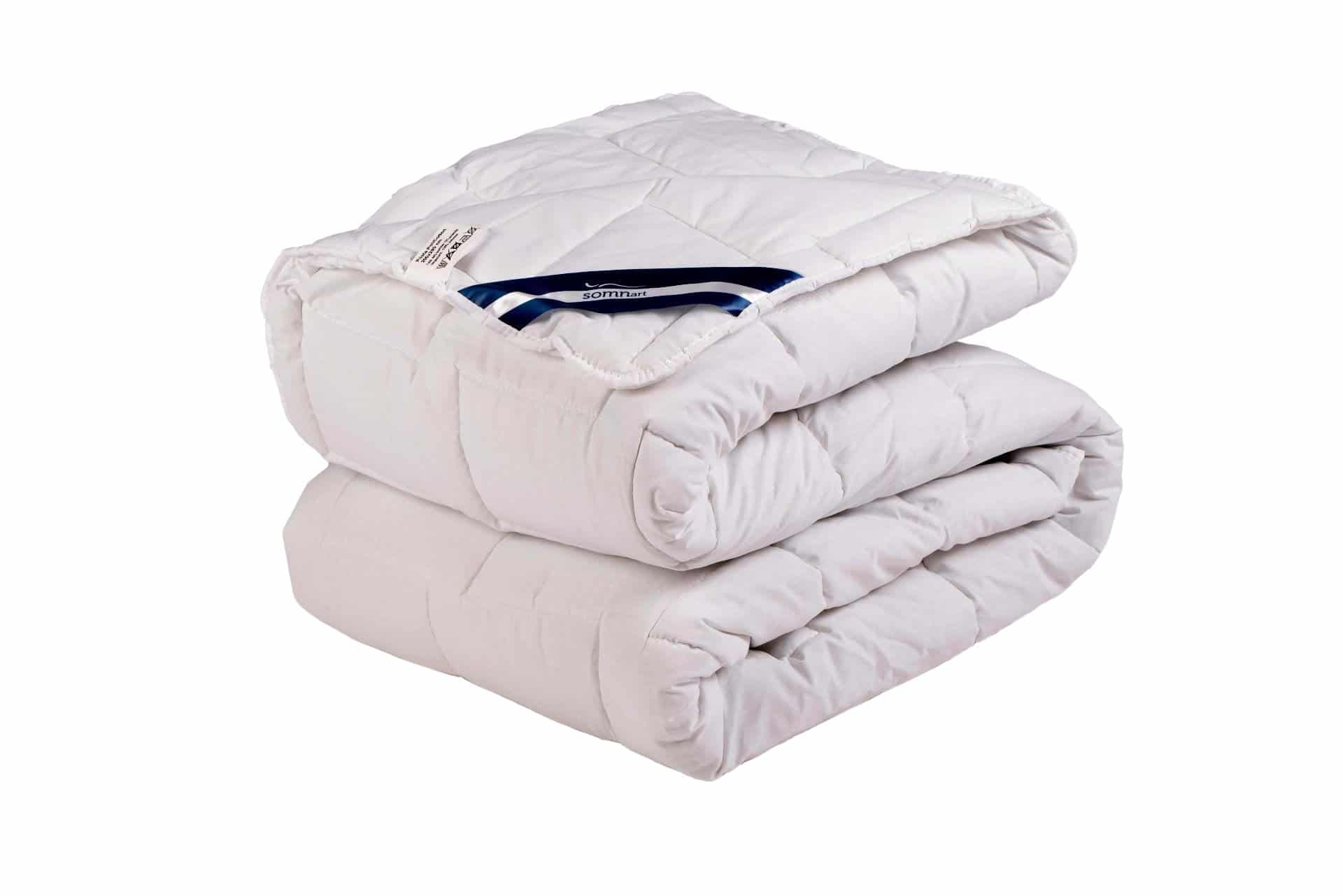 Pilota de vara Viseo 180x200, microfibra alba, umplutura 200 gr/mp, vidata - imagine 5