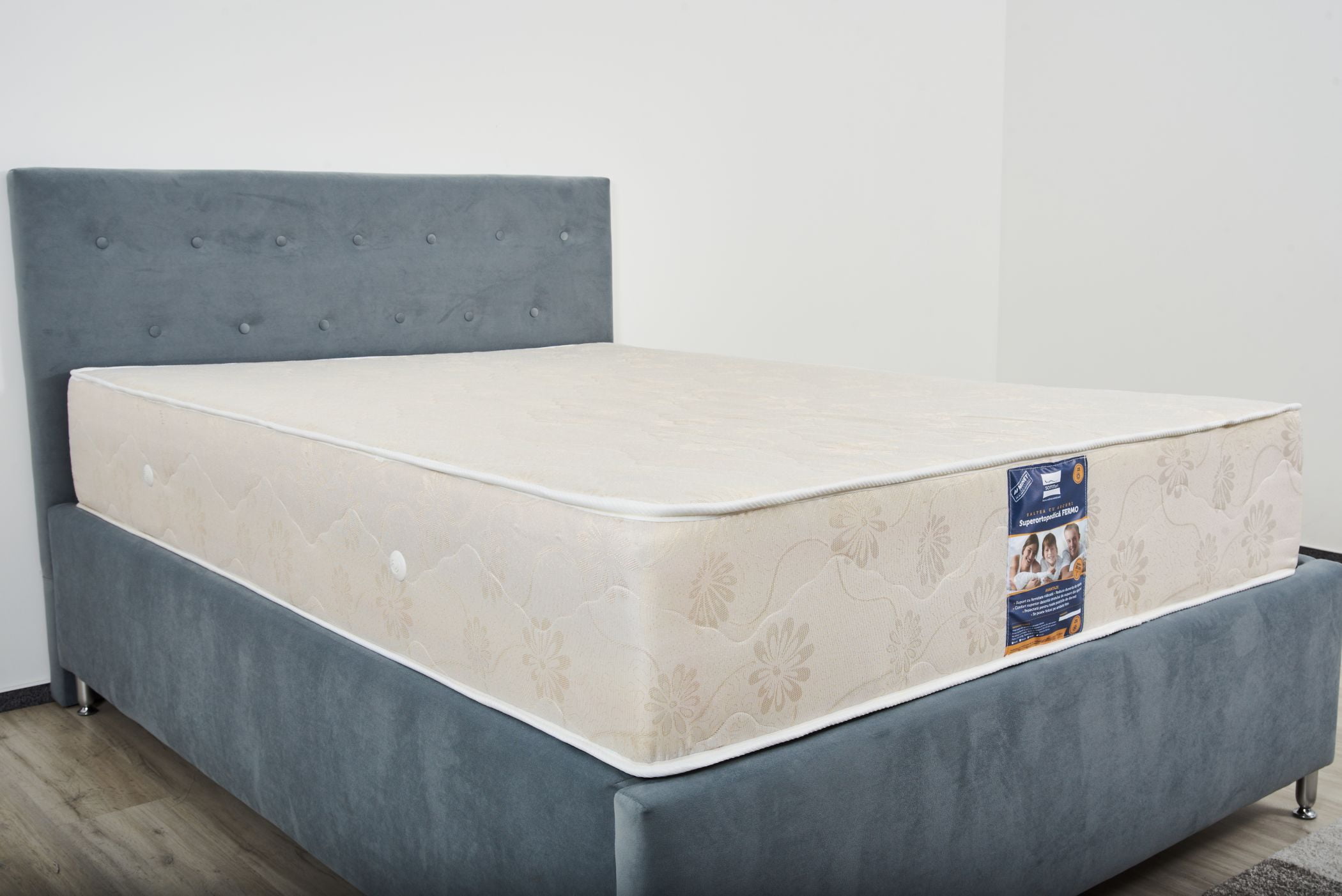 Saltea cu arcuri SomnART FERMO 180x200, înălțime 30 cm, superortopedica, husă matlasată, duritate extra ferma - imagine 13