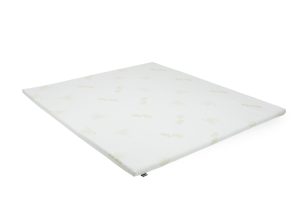 Topper Aloe Vera 120x200x4 cm, husa detasabila si lavabila, fermitate medie