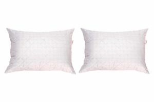 Set 2 perne matlasate Somnart, 50x70 cm, microfibra cu fibre de carbon