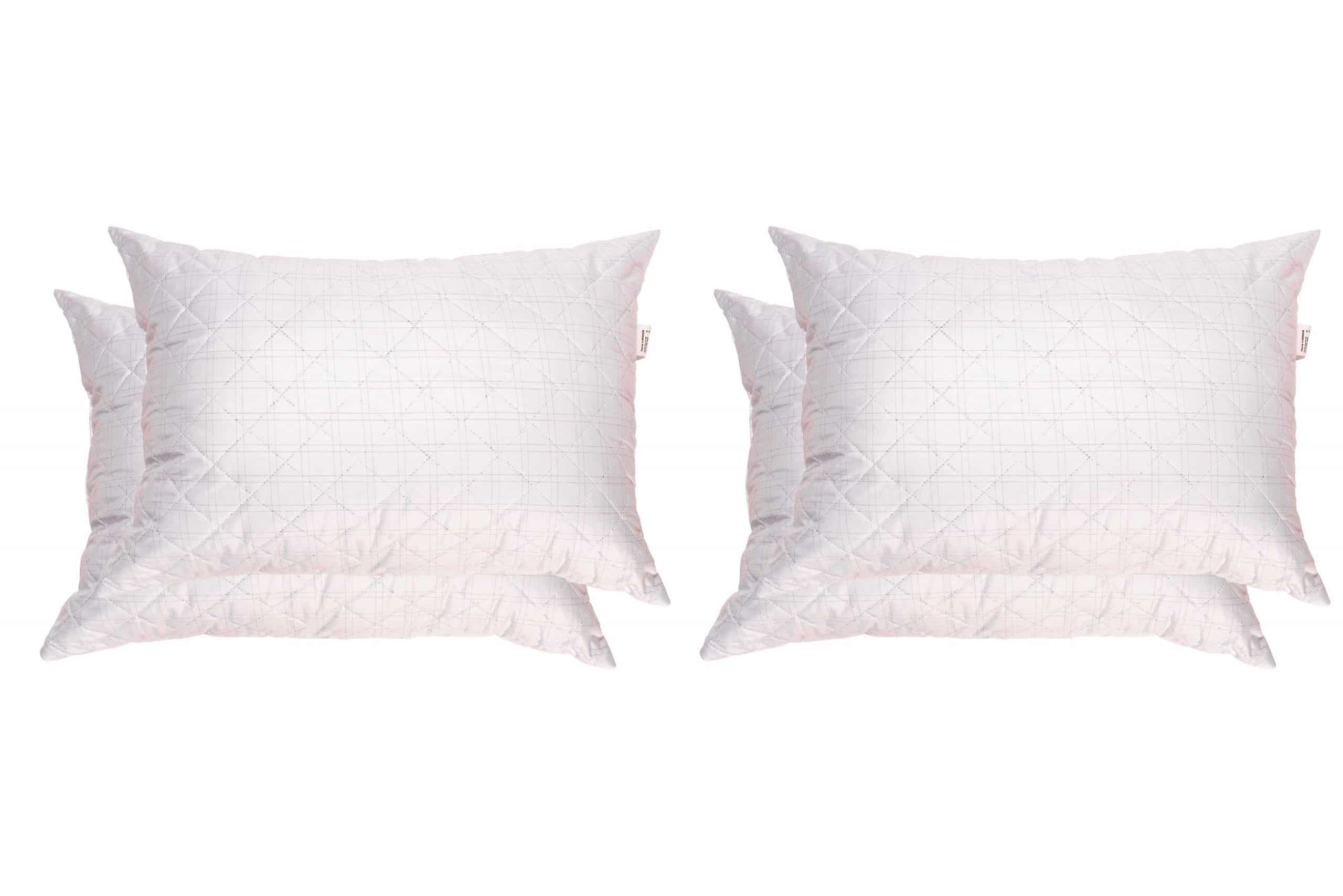 Set 4 perne matlasate Somnart, 50x70 cm, microfibra cu fibre de carbon - imagine 2