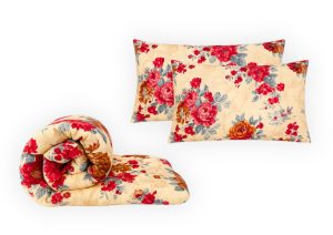 Set pilota Amore, matlasata ata, fill 250gsm 180x200 + 2 perne Luxury Amore, nematlasate 50x70