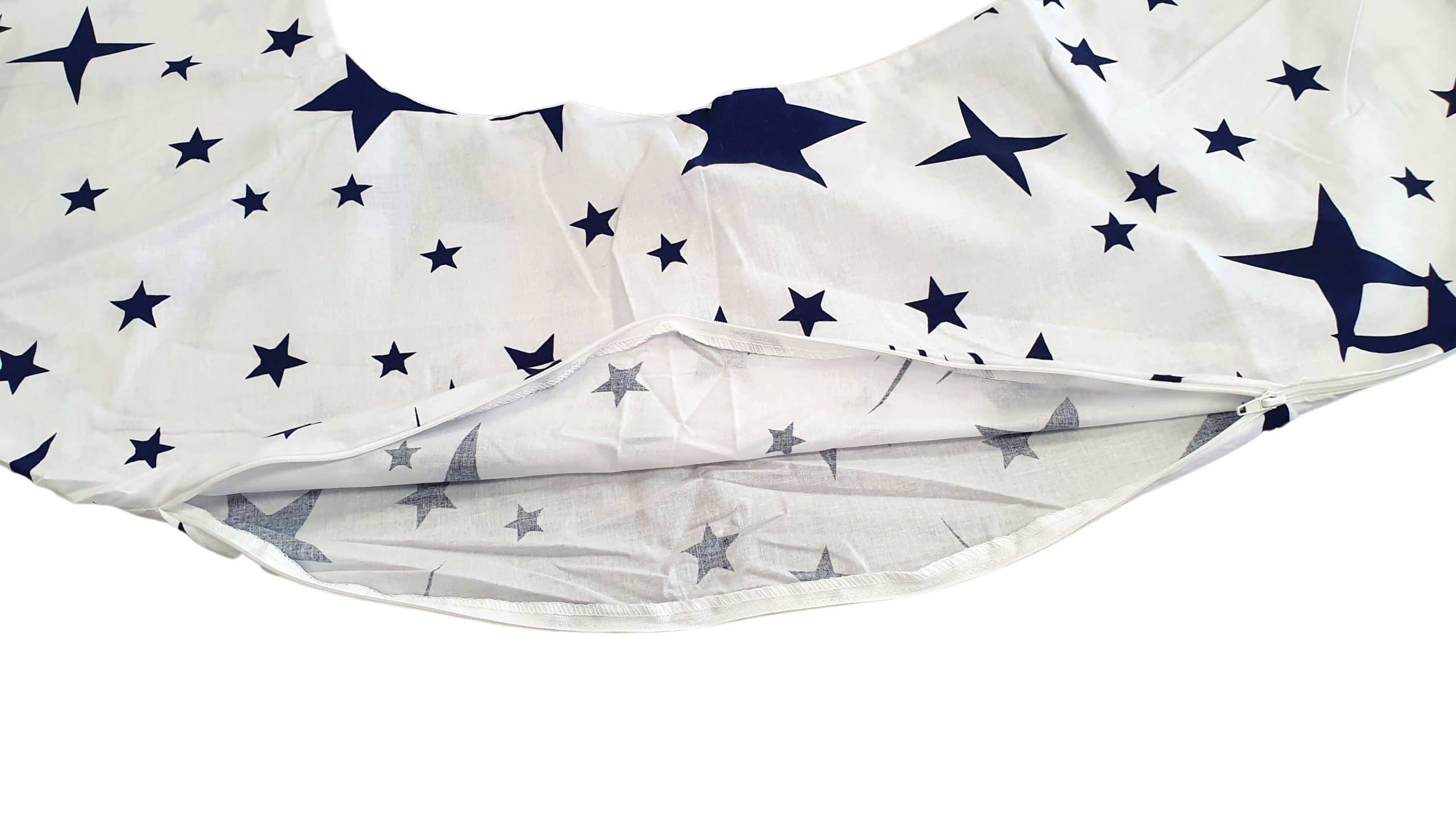 Husa aditionala pentru Perna mutifunctionala SomnArt de gravide Mami, Stelute - imagine 3