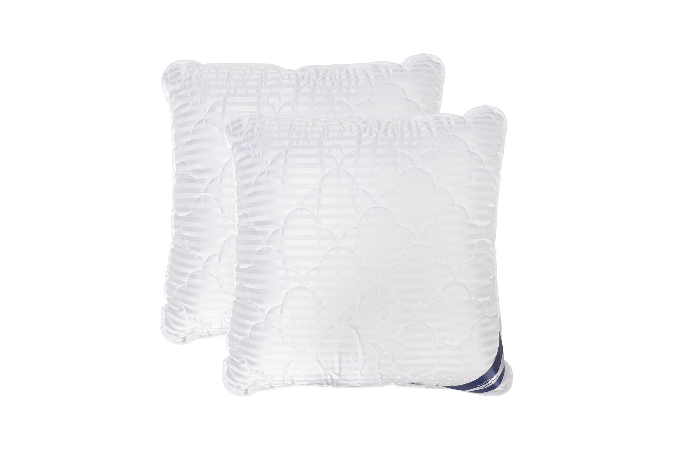 Set 4 Perne matlasate microfibra Striata 70x70 cm - imagine 2