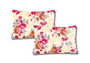 Set 2 Perne matlasate Belina, microfibra imprimata, 50x70 cm, Amore