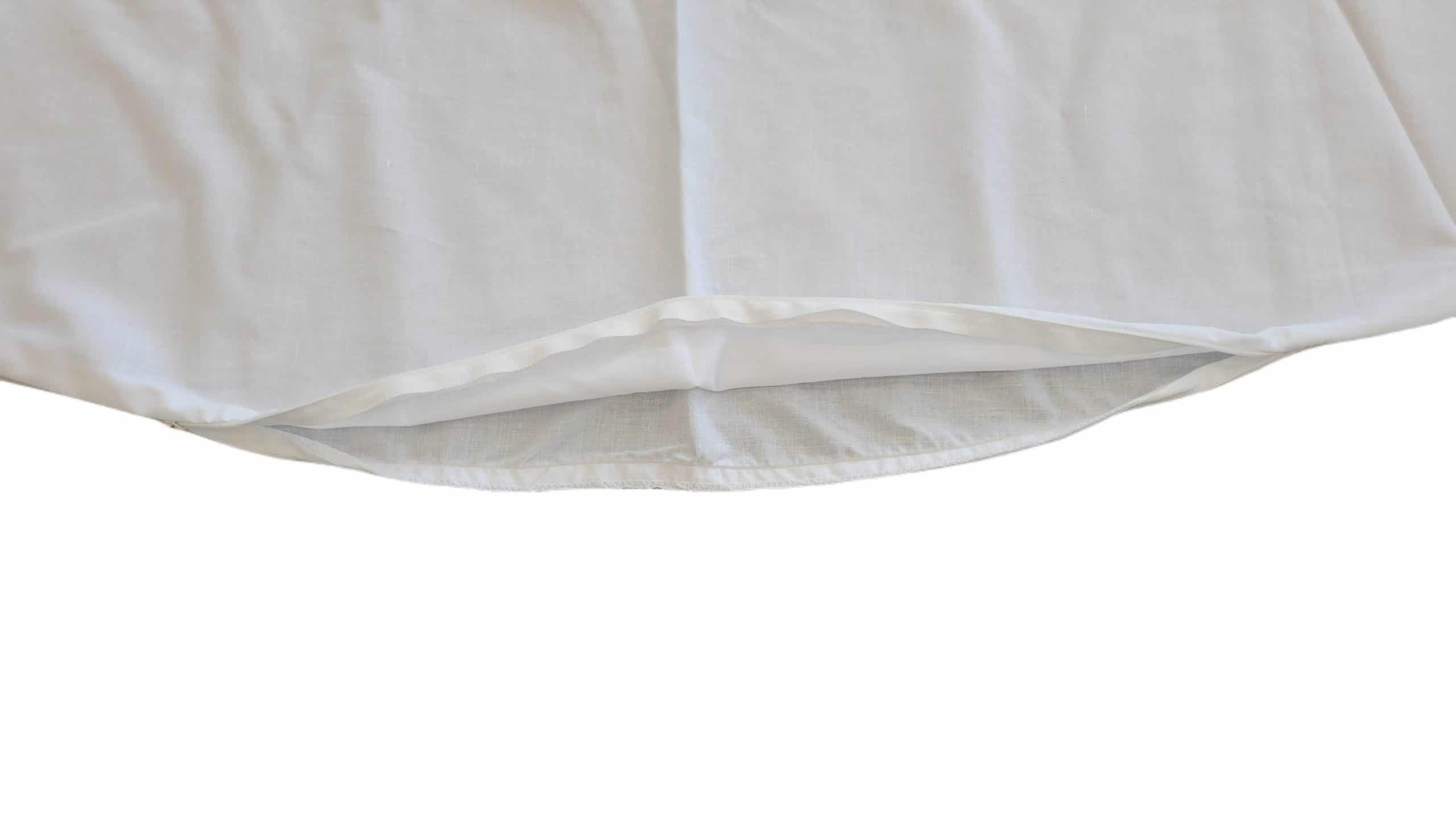 Husa aditionala pentru Perna 3 in 1 SomnArt de gravida si alaptare, model alb - imagine 2