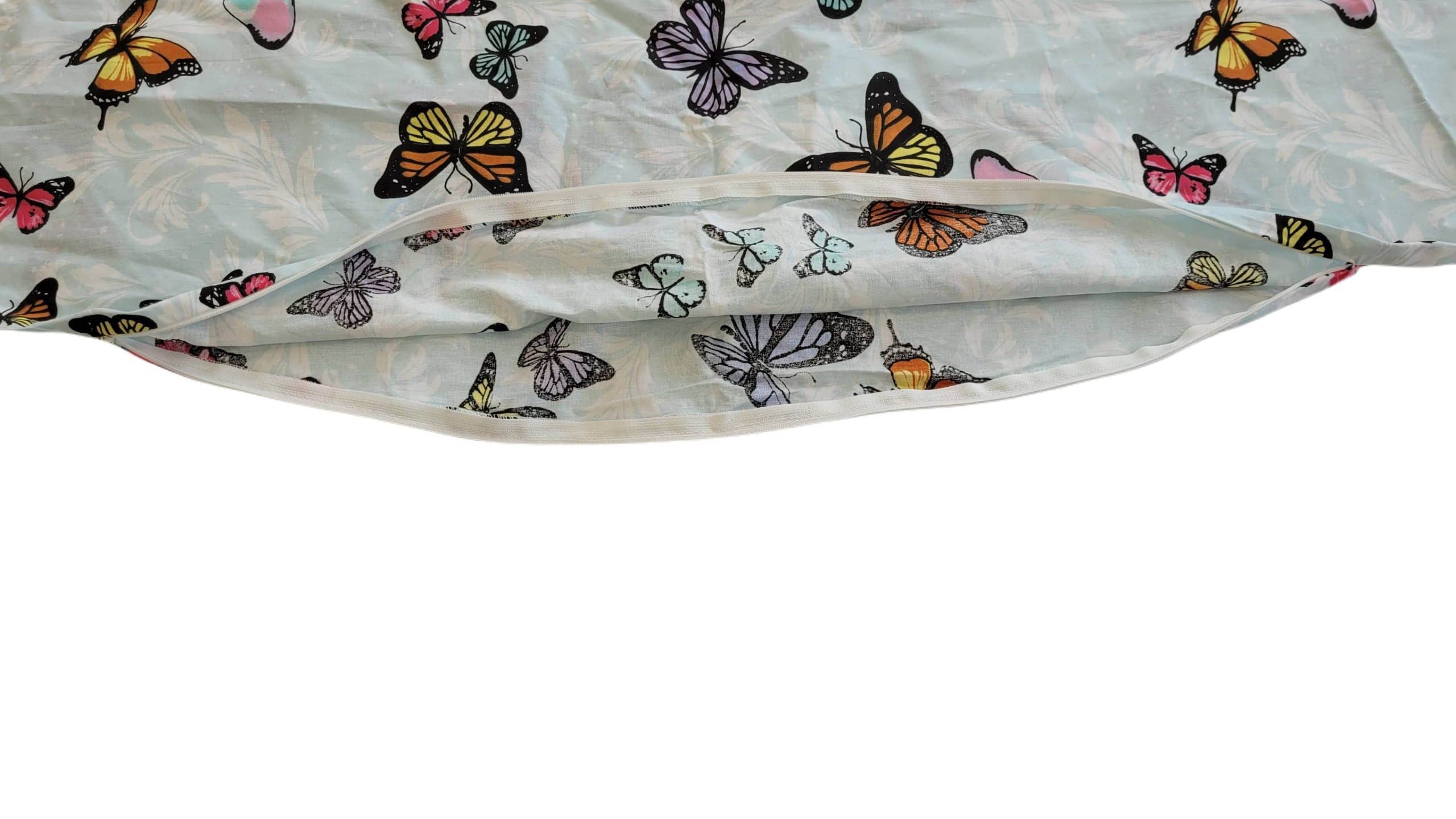 Husa aditionala pentru Perna 3 in 1 SomnArt de gravida si alaptare, model alb - imagine 18